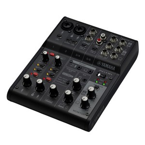 야마하 라이브 스트리밍 믹서형 오디오인터페이스 블랙, AG06 MK2(BLACK)