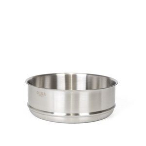 올비아 스텐304 무연마 스티머 채반 찜기 2단, 22cm, 1개
