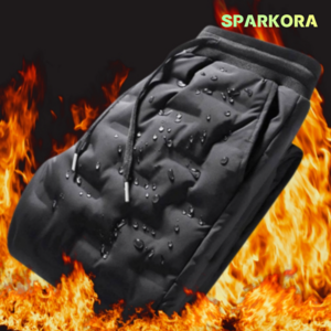 스파코라 겨울 방한바지 기모 누빔 패딩 방수 방한 솜바지