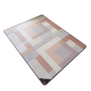 한일의료기 전기장판매트 내츄럴 모던 베이지 모노륨매트, 특대형분리난방183x270cm