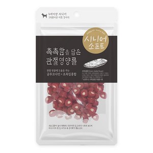 퍼피아이 퍼피 시니어 소프트 촉촉한 관절 영양롤 간식 100g, 닭고기, 1개
