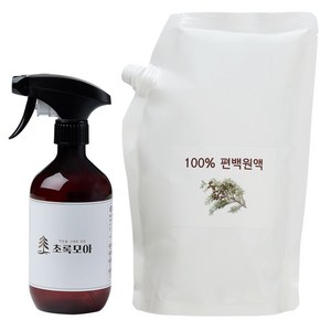 초록모아 잎 편백수 피톤치드 스프레이 탈취제, 1개, 1L