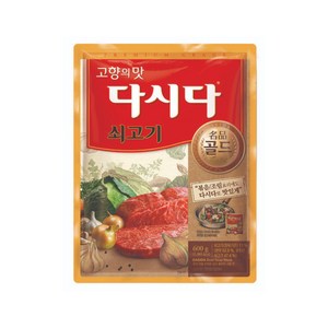 다시다 명품 골드 쇠고기, 600g, 2개