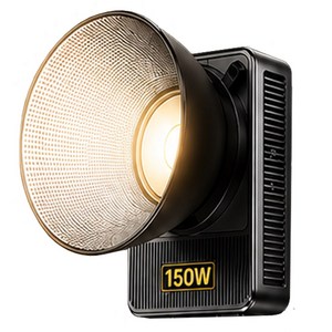 체리스팟 CS-150W Bi-color 150W COB LED 영상조명 스튜디오 촬영조명 2700K~6500K 색온도조절, 1개, 블랙