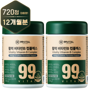 99바이탈 활력 비타민B 컴플렉스, 2개, 360정