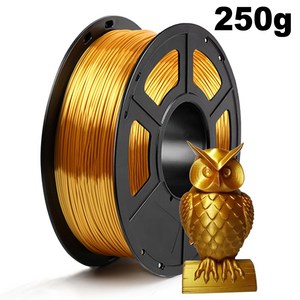 PLA 실크 골드 3d 프린터 소모품 실크 1.75mm 250G 3D 프린터 재료 실크 pla 인쇄 리필 필라멘트 진공 포장 250g