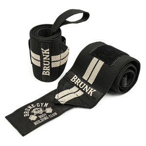 브렁크 리스트랩 헬스 손목보호대 좌우 세트, 1세트