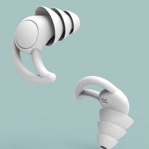 투아룸 3중 차단 이어플러그 화이트, 3개, 1쌍