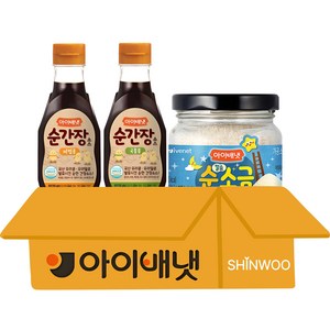 아이배냇 아기양념 세트 [순간장 국물용1+순간장 비빔용1+순소금1], 국물용 1개+비빔용 1개 + 순소금 1개, 1세트