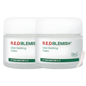 닥터지 레드 블레미쉬 클리어 수딩 크림 스파츌라포함, 70ml, 2개