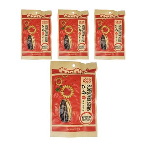 챠챠 해바라기씨 스파이시향, 60g, 4개