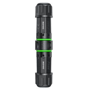 삼지 SAMZHE IP68 방수용 기가비트 랜 RJ45 커넥터 커플러 POE 연결 지원, 1개, FZT-01