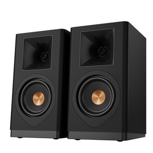 RESONO 블루투스 스피커 TV PC 겸용 100W 고출력 HDMI ARC 지원 액티브 북쉘프 스피커 USB DAC 옵티컬 리모컨 포함 H420, 블랙 코퍼