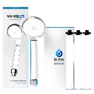 와이드 샤워기, 1개, 닥터피엘 와이드 필터 샤워기 + 1차 필터 3p 세트 골드박스 특가