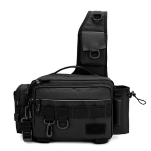 BAGnBAGs 다용도 낚시 슬링백 LF-8816, 블랙