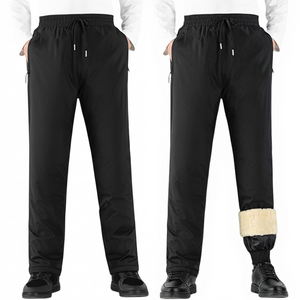 방한바지 남자 겨울 기모 패딩 오토바이 작업복 바지