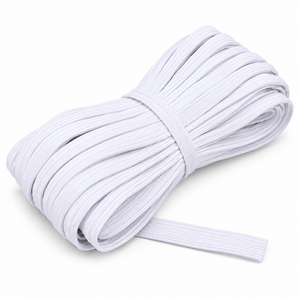 소요상점 고탄성 바지 고무줄 밴드 10mm X 10M, 1개, 화이트
