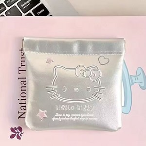 Hello Kitty 헬로키티 다용도 메이크업 소품 스프링 파우치 이어폰 파우치 위생 파우치 백 악세서리 가방