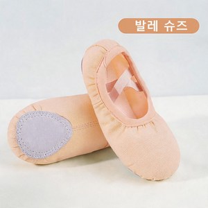 여성 발레슈즈 부드러운 소프트창 전문 무용 연습용 신발, 220, 살색