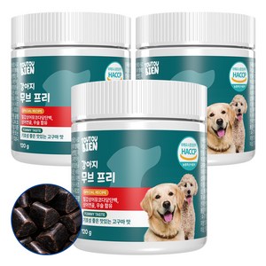 강아지 관절 슬개골 영양제 철갑상어 연골 콘드로이친 오메가3 무브프리, 3개, 뼈/관절강화, 120g