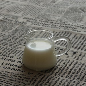 내열유리 티피처 미니 공도배 온도에 강한 유리컵 커피 우유 컵 작은 커피 컵 미니, 2개, 50ml, 미니 유리 밀크저그