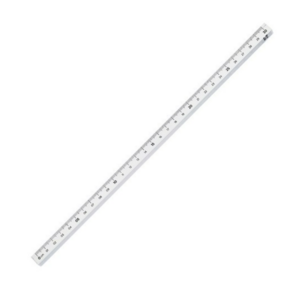 롭다 아크릴스틱자 30cm, Pure, 10개