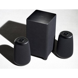 호매틱스 사운드앤사운드 TWS 2.1 블루투스 무선 스피커세트 돌비 2.1 스테레오, 블랙, SOUND&SOUND