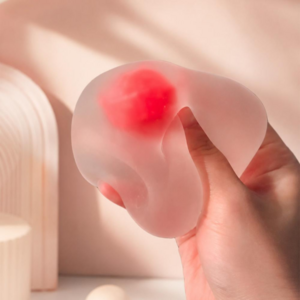 싸쓸 딸기모찌 슬라임 말랑이 슬랑이 스퀴시, 1개, 120g, 레드