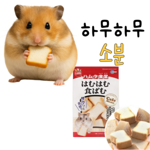 [BEST] 하무하무 식빵 햄스터 기니피그 간식, 소분(3개), 1세트