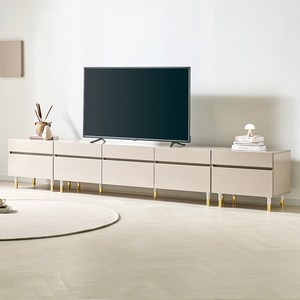 텐더 LPM 600/1200/1800 높은 거실장 티비다이 tv장 수납장, 12. 높은 다리형 거실장 세트_모카그레이