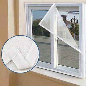 창문 베란다 벨크로 방충망 모기장 셀프 방충망, 1세트
