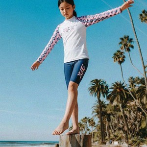 국산 초등 어린이수영복 여아 남아 아동래쉬가드 상하세트 9부 5부 이미지브릭스