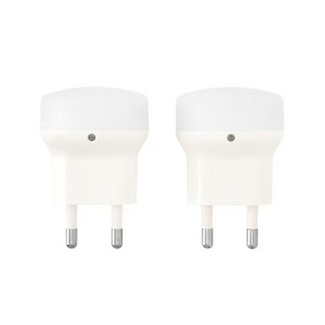 이케아 ikea 콘센트형 센서등 뫼르크레드 LED 무드등 수면등, 2개