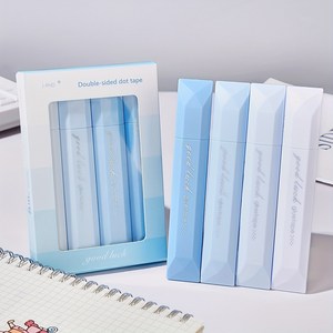 다용도 펜슬형 양면 점착 테이프 4P 세트, 1세트