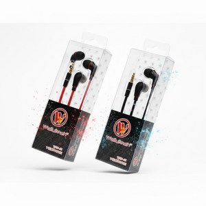 WALLYTECH 유선 이어폰ALLYTECH 유선 이어폰 3.5MM 줄꼬임 방지 케이블 [블랙 레드] 인이어 게이밍 이어셋 노트북 컴퓨터 PC 갤럭시, 레드, WHF-111