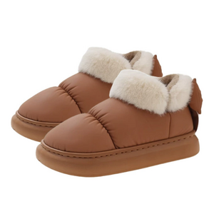 여성패딩 방한화 리본패딩 여성 털신발