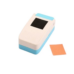 리빙미 다꾸 사각 모양 펀치 펀칭기, 1개, 정사각형 민자 2.5cm
