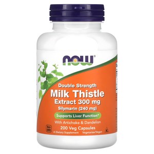 나우푸드 실리마린 밀크 시슬 추출물 300mg 베지 캡슐, 200정, 1개 골드박스 특가