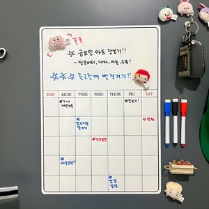 스브링 만사오케이 자석 냉장고 메모보드