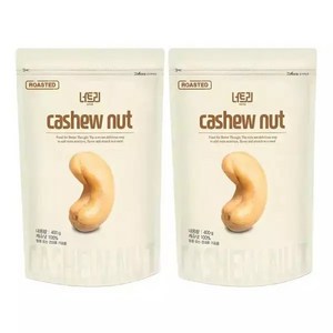 너트리 볶음캐슈넛, 400g, 2개