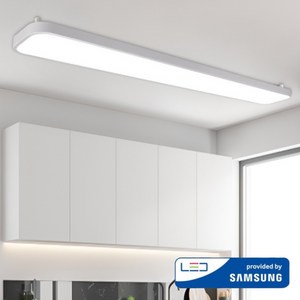오스람칩 LED 뉴 시스템 주방등 조명 플리커프리 60W (설치설명서 포함), 리빙라이팅_화이트