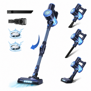 [최신형]프리티케어 무선 청소기 핸디 가정용 청소기 W400, W400 Blue, 블루
