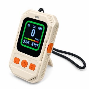 FIELDER 필더 일산화탄소 경보기 감지기 측정기 캠핑 CO 가스 디텍터 누출 가정용 FD-CD02, 샌드베이, 1개