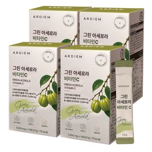 아르디엠 그린 아세로라 비타민C 천연비타민 21g, 4개, 14회분