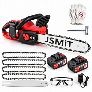 JSMiT 독일기술42V 고출력 전기톱 체인톱, 1세트