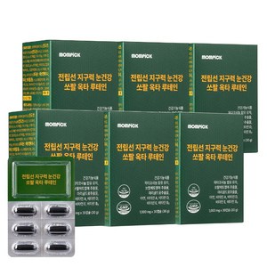전립선 건강 쏘팔메토 옥타코사놀 루테인 눈 건강 지구력 남성 영양제 쏘팔매토 소팔매토 맘픽, 6개, 30회분