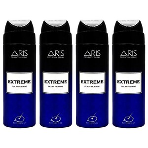 아리스 데오 바디 스프레이 익스트림, 4개, 200ml