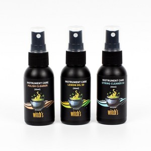 위치스 인스트루먼트 기타 케어 3종 세트 50ml 폴리쉬클리너 지판레몬오일 스트링클리너, 1개, 케어 3종 50ml