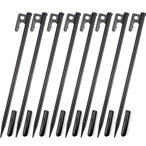 브리즈문 S45C 스프링강 고강도 단조팩 블랙 30cm 8p + 보관용 캡, 1세트