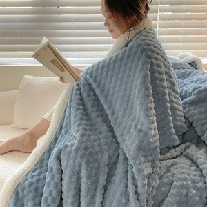 Roomxyd 뽀그리 양털 이중 담요 양면 극세사담요 블랭킷 무릎담요